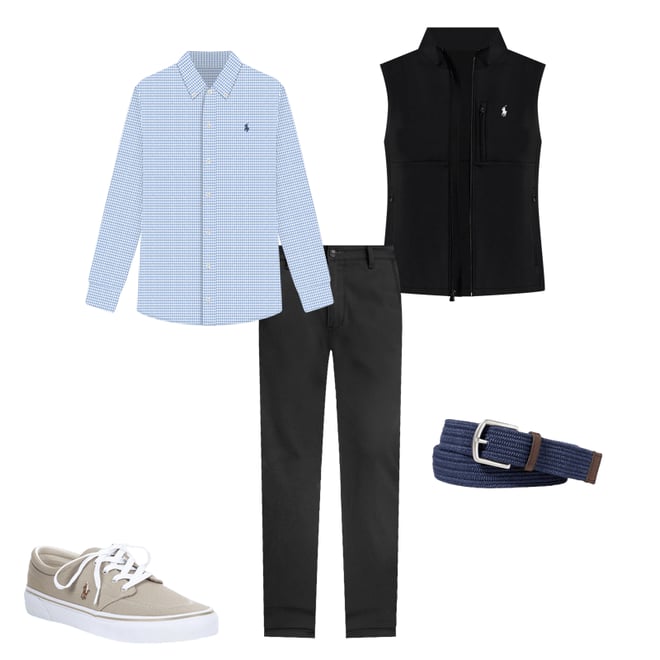 Polo Ralph Lauren Full Zip Double Knit Vest | Dillard's