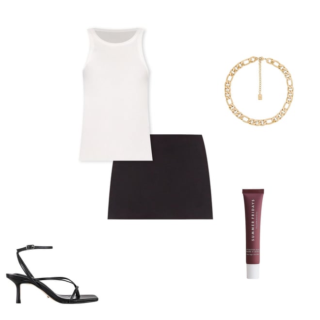 GUIZIO Micro Mini Skirt in Black | REVOLVE