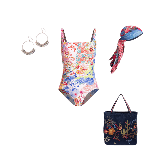Marithe☆25SS W SAILOR ONEPIECE(2color) Buy MARILYN RUCHED ONE PIECE | Johnny Was