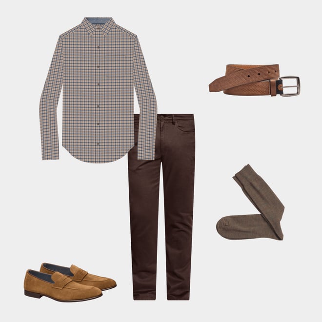 3rd bundle featuring 4 items which compliment Taylor Penny Loafer