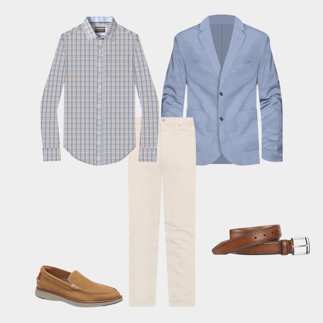 5th bundle featuring 4 items which compliment Non-Iron Dress Shirt