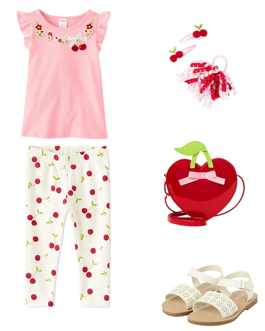 7th bundle featuring 4 items which compliment Girls Cherry Heart Bag