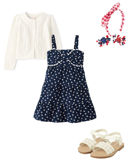 2nd bundle featuring 3 items which compliment Girls Gingham 3-Piece Hair Set