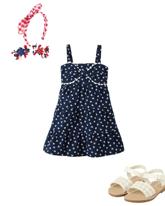 5th bundle featuring 2 items which compliment Girls Gingham 3-Piece Hair Set