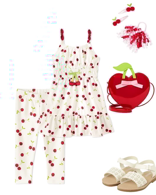 10th bundle featuring 4 items which compliment Girls Cherry Heart Bag