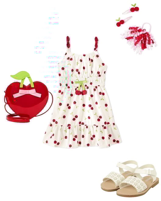 2nd bundle featuring 3 items which compliment Girls Cherry Heart Bag