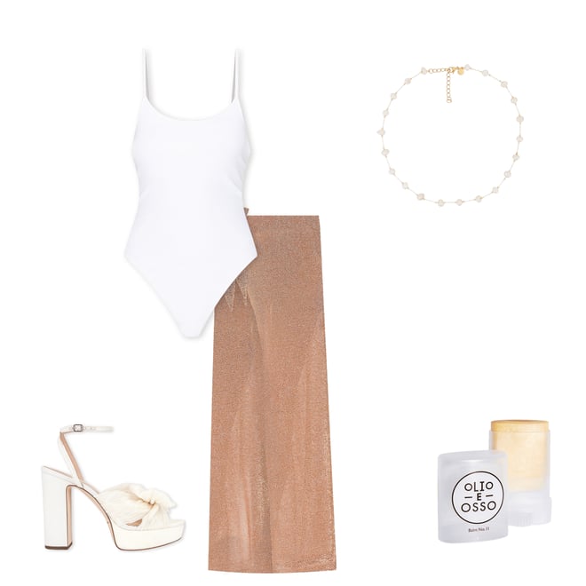 3rd bundle featuring 4 items which compliment Natalia Pleated Knot Platform