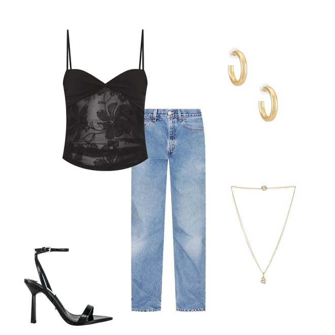 Lalou Top With Lace