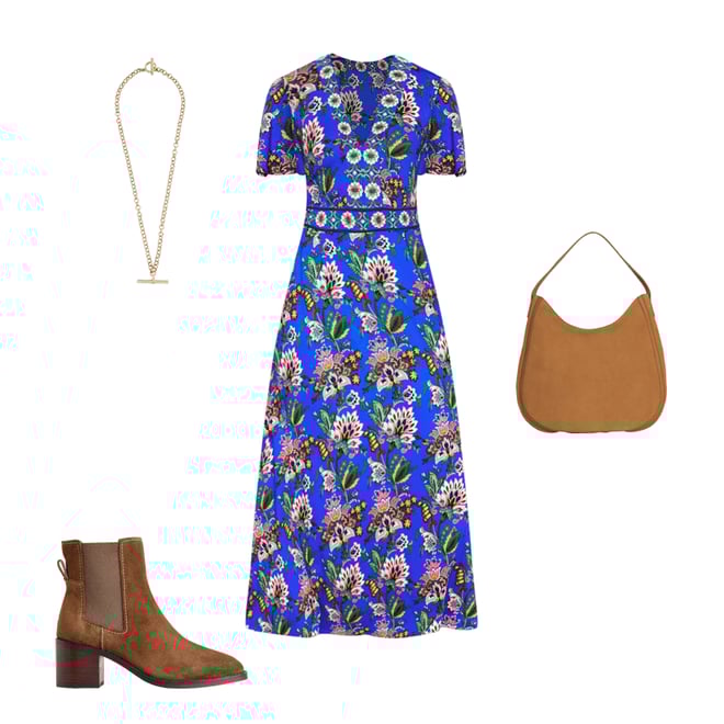 1st bundle featuring 3 items which compliment Ellie Flutter Maxi Tea Dress