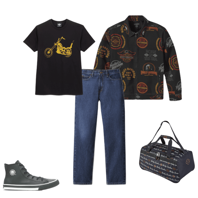 Harley-Davidson ハーレー純正 80s タンク ツイル ジャケット Men's 80s Tank Twill Jacket | Harley-Davidson UK