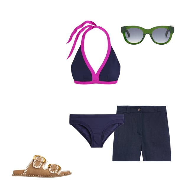 5th bundle featuring 4 items which compliment Santorini Bikini Bottoms