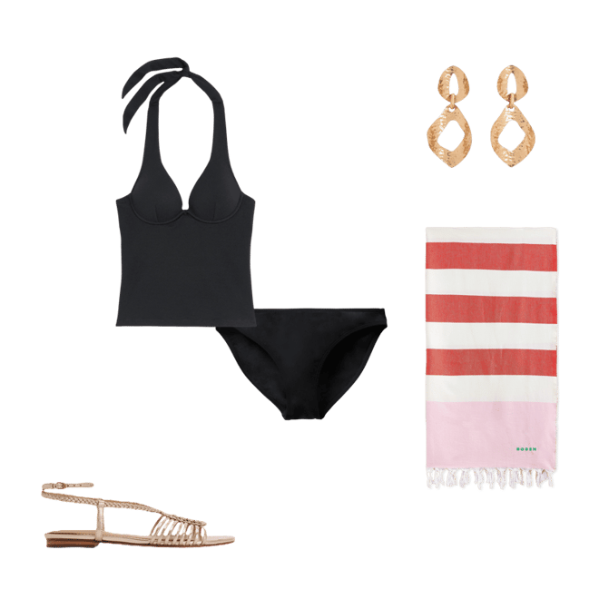 Enhancer Tankini Top-Black | Boden USA