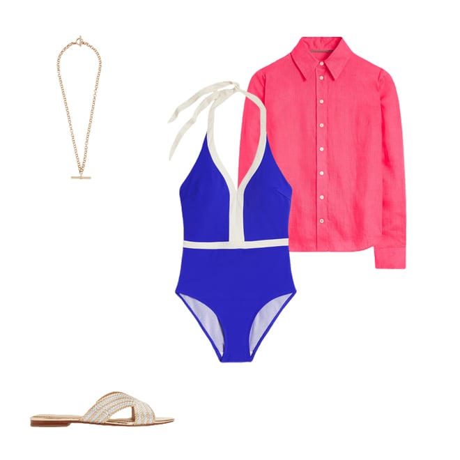 5th bundle featuring 3 items which compliment Ios V Panel Swimsuit-Cobalt Blue/Ivory
