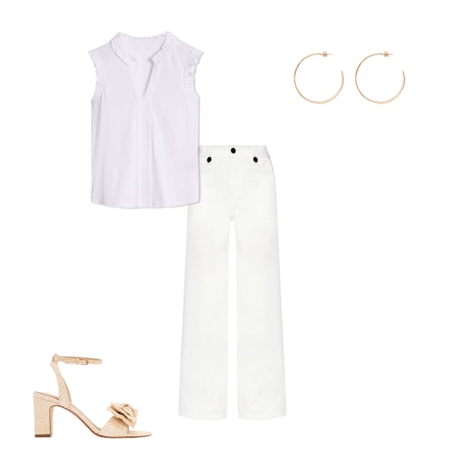 2nd bundle featuring 3 items which compliment Lola Sleeveless Top-White