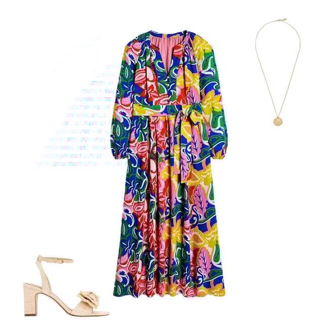6th bundle featuring 2 items which compliment Faye Double Cloth Dress-Multi, Foliage Twirl
