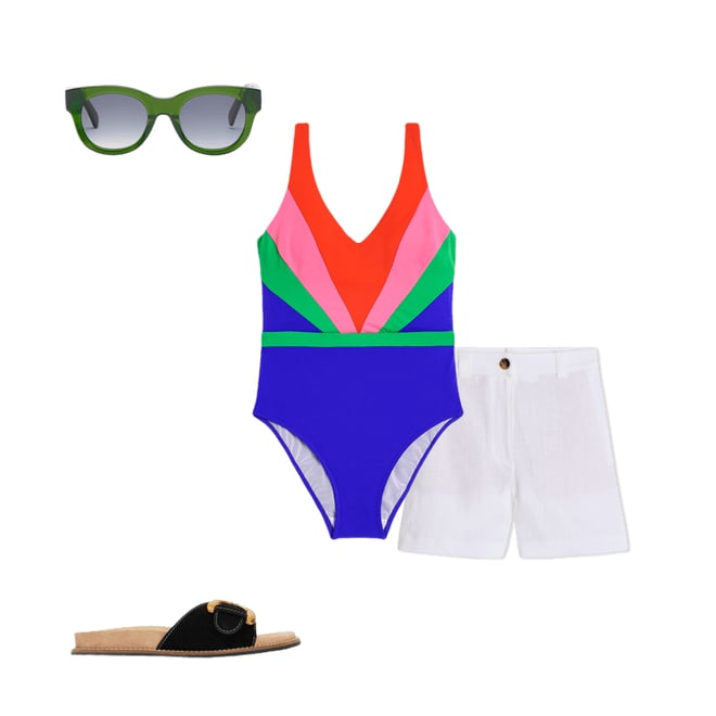 3rd bundle featuring 3 items which compliment Syros V Neck Swimsuit