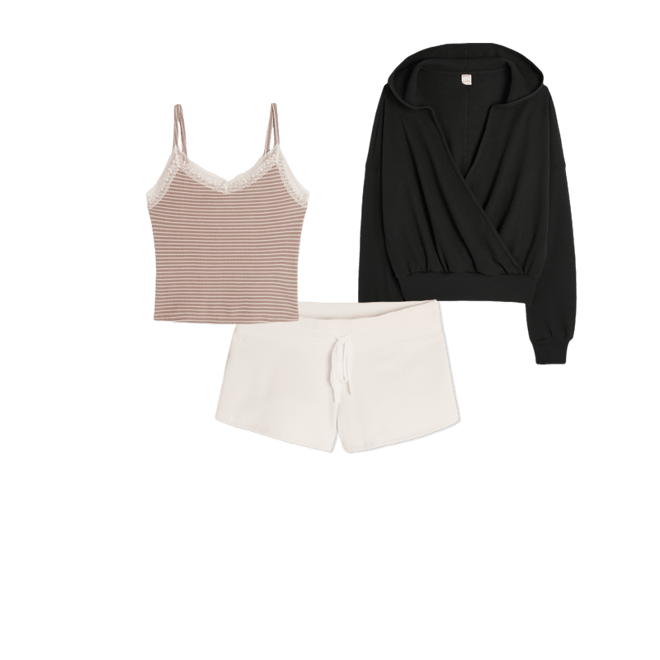 Gilly Hicks Cozy Waffle Shorts