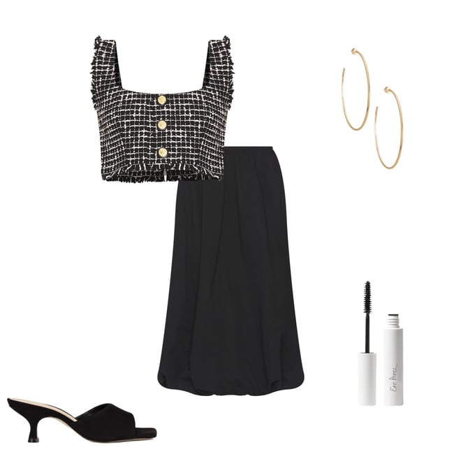 1st bundle featuring 4 items which compliment Intuition Bubble Midi Skirt