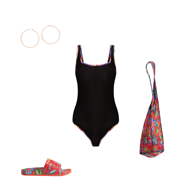 Johnny&#39;s - Kaaaaa JOHNNY WAS JW X Paolita Circe's Ocean String Halter Swim Top