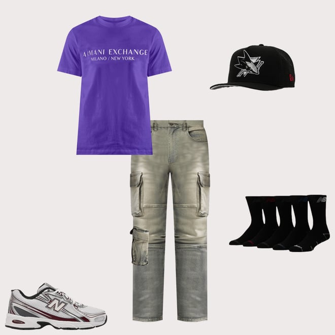 Armani Exchange Milano Logo Tee