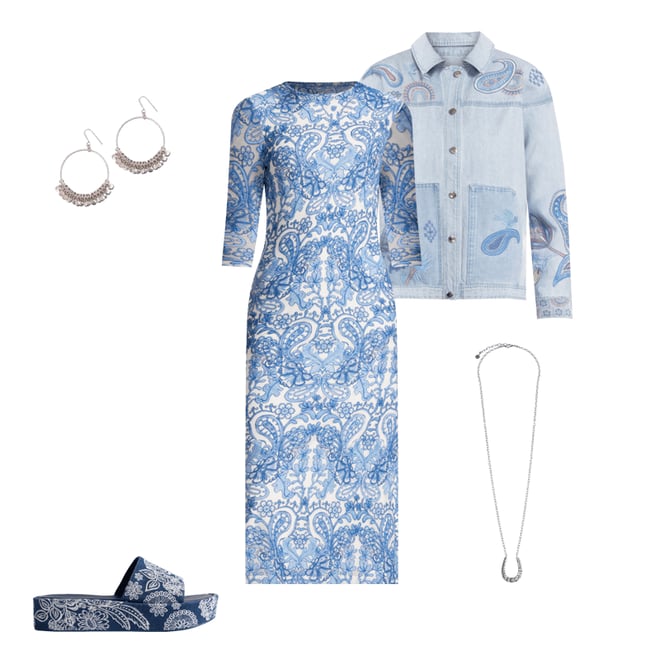 Buy WYNIFRED MESH MIDI DRESS | Johnny Was