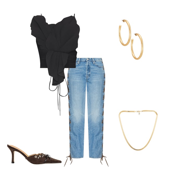3rd bundle featuring 4 items which compliment The Laced Hiker Hover Jeans
