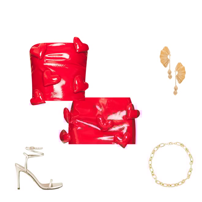 4th bundle featuring 4 items which compliment x REVOLVE Barelynudist 100 Sandal