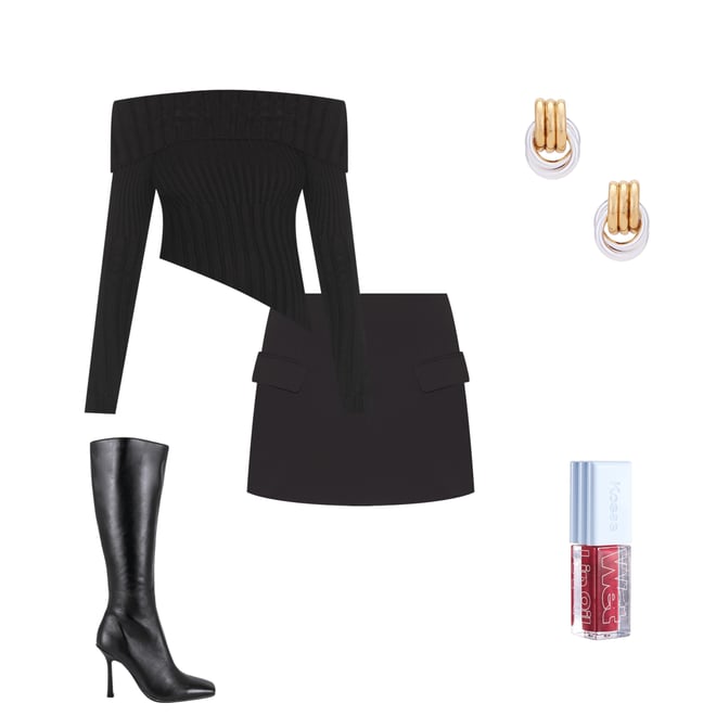 4th bundle featuring 4 items which compliment Havana Heeled Boot