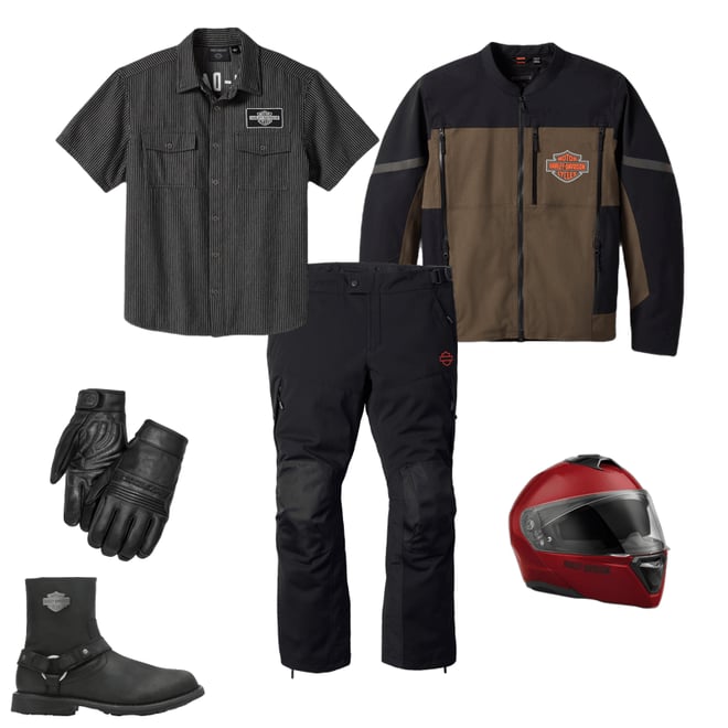 V-Twin Equipped Striped Mechanics Shirt | Harley-Davidson USA