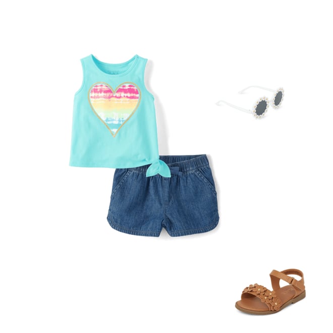 2nd bundle featuring 3 items which compliment Baby And Toddler Girls Chambray Pull On Shorts