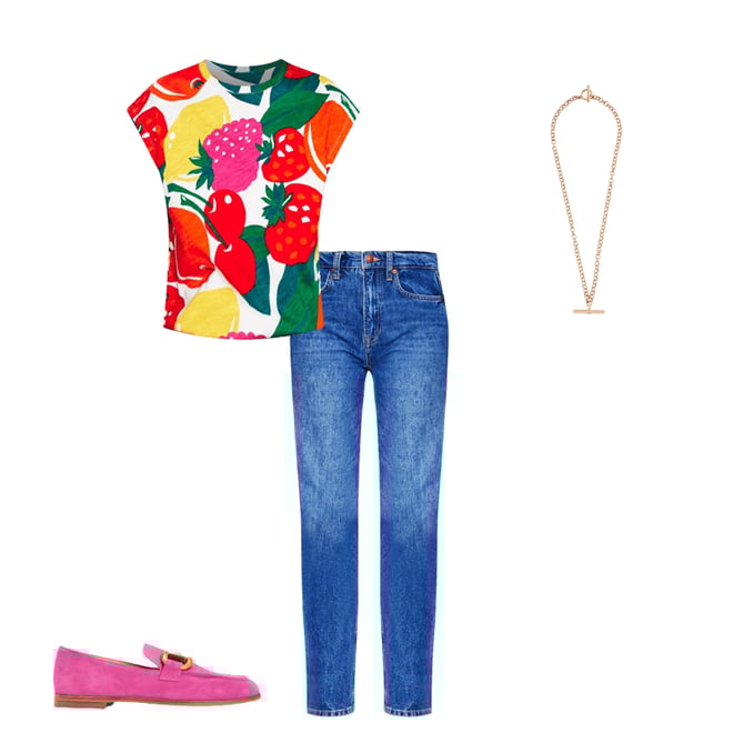 3rd bundle featuring 3 items which compliment Iris Snaffle Loafers-Pink Peony