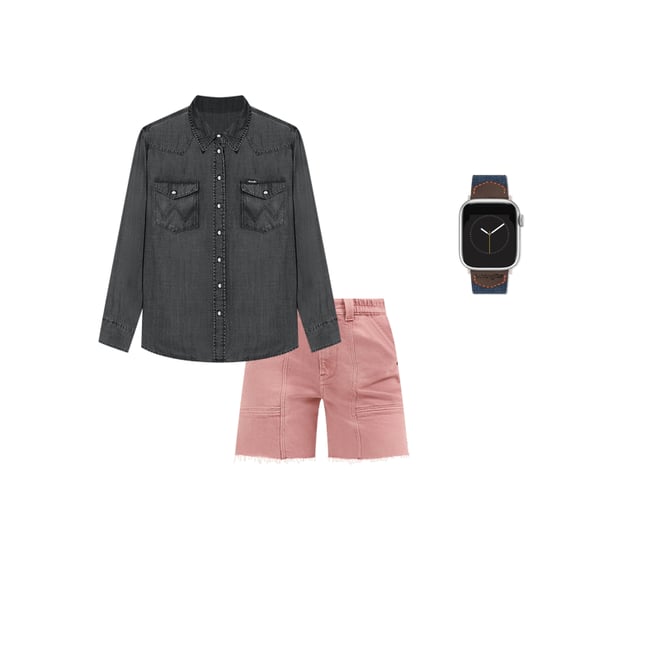 Women's High Rise Carpenter Short in Sunset