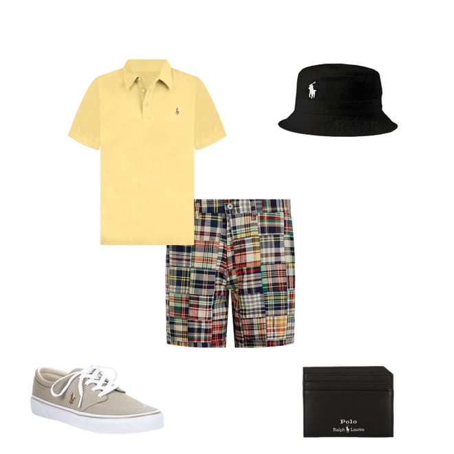 Polo Ralph Lauren Straight Patchwork Madras 9.5