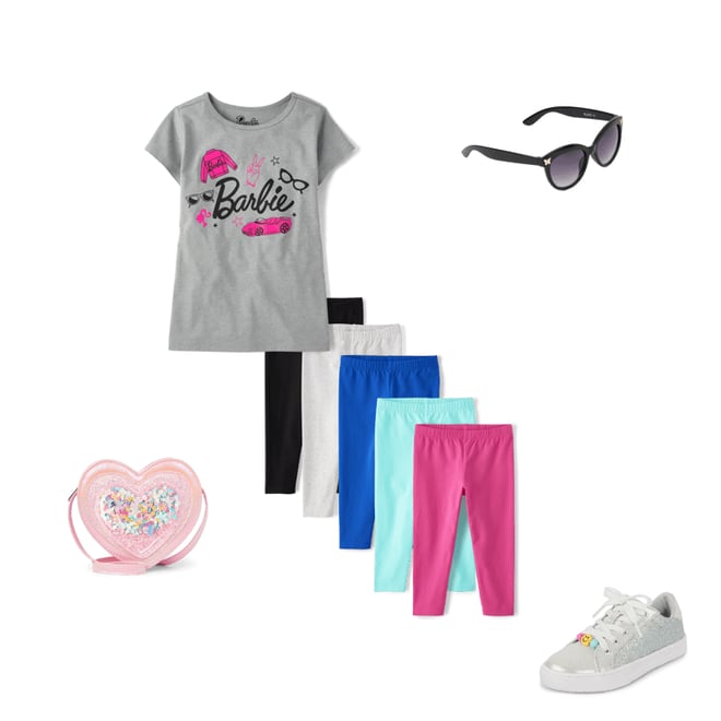 2nd bundle featuring 4 items which compliment Girls Barbie Icon Graphic Tee