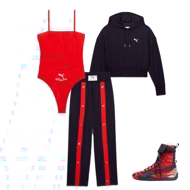 セール】PUMA プーマ ウィメンズ エヴォストライプ ハイウエスト