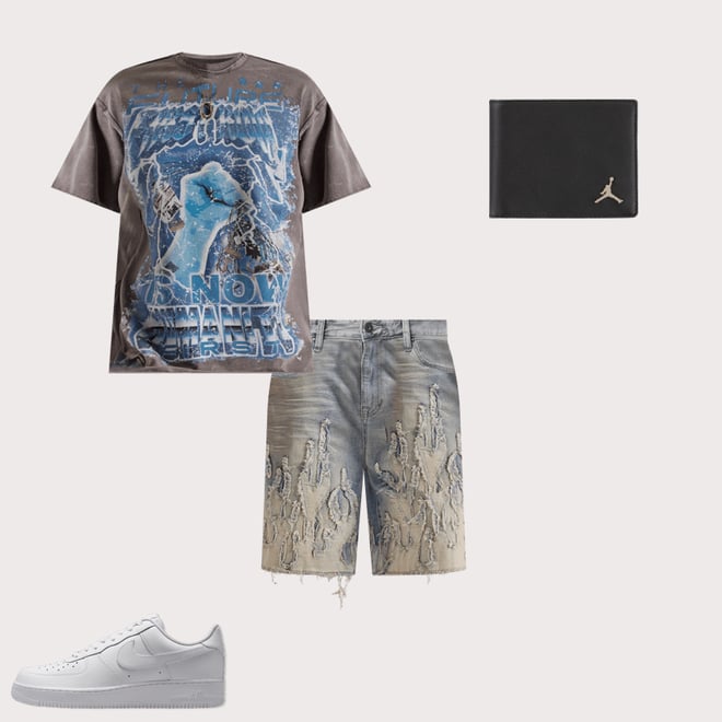 Smoke Rise Flame Applique Shorts – DTLR