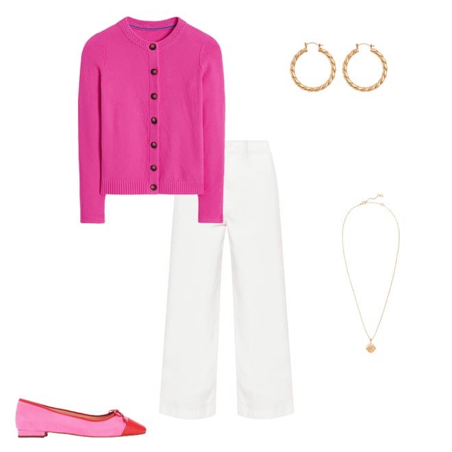 1st bundle featuring 4 items which compliment Callie Crochet Trim Cardigan