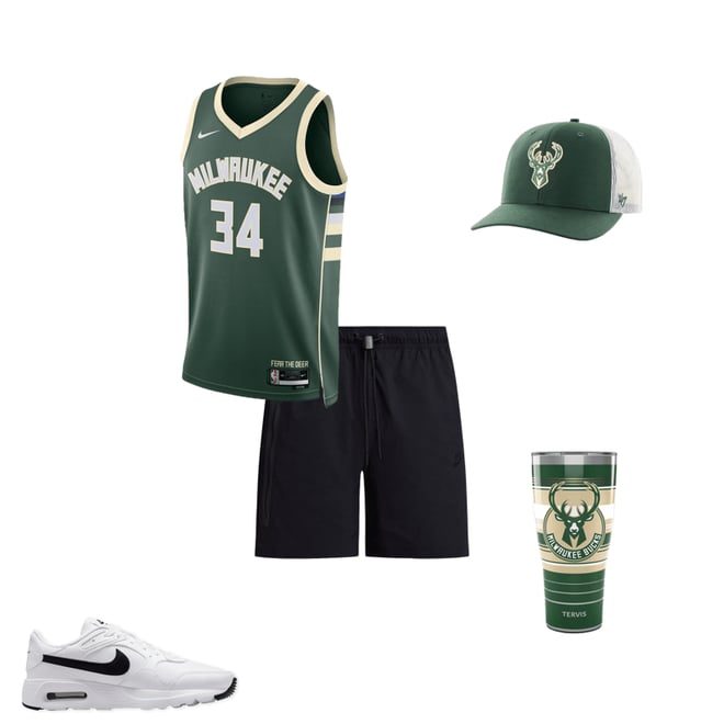 Nike Adult Milwaukee Bucks Giannis Antetokounmpo #34 Icon