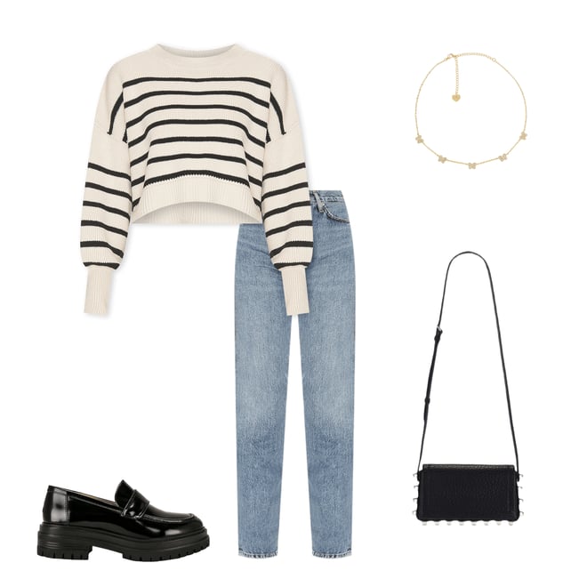 2nd bundle featuring 4 items which compliment 90's Pinch Waist Jeans