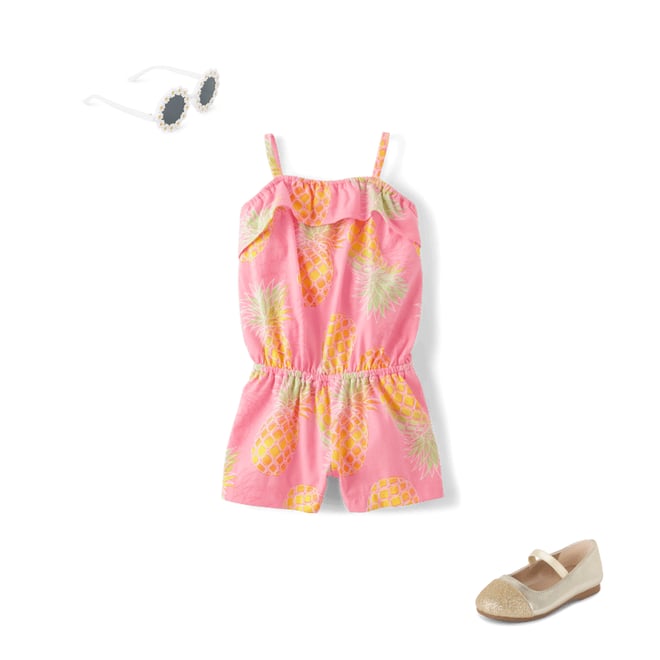 2nd bundle featuring 2 items which compliment Baby And Toddler Girls Print Ruffle Romper