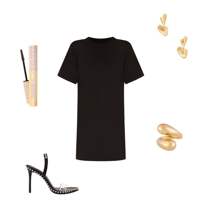 COTTON CITIZEN The Tokyo Mini Dress in Jet Black | REVOLVE
