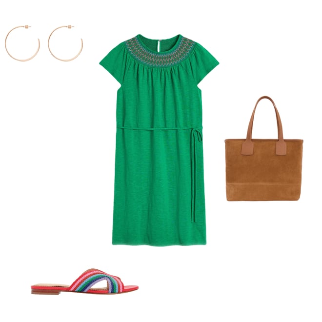 3rd bundle featuring 3 items which compliment Striped Flat Sandals