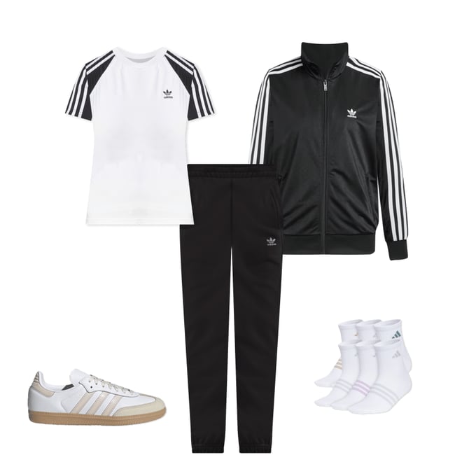 adidas Originals Women's Adicolor 3-Stripes Raglan Slim Fit