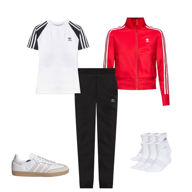 ★ adidas★ Adicolor 3S Raglan Tee JD4968 adidas Adicolor 3S Raglan Tee Women's Lifestyle T-Shirts