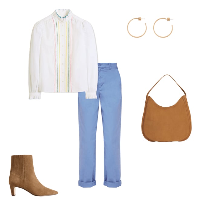 3rd bundle featuring 4 items which compliment Barnsbury Chino Trousers-Blue River