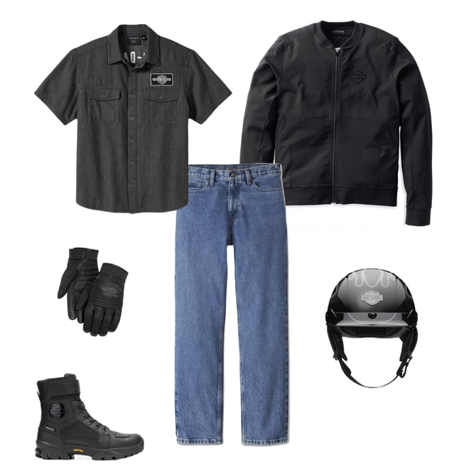 V-Twin Equipped Striped Mechanics Shirt | Harley-Davidson USA V-Twin Equipped Striped Mechanics Shirt | Harley-Davidson USA