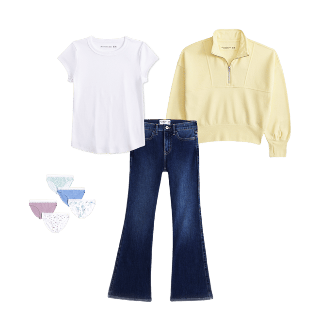high rise flare jeans