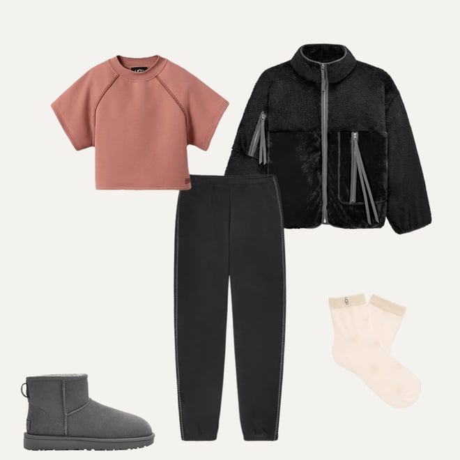 (取寄) アグ レディース クラシック ショート スリーブ クルーネック UGG women Classic Short Sleeve Crewneck Pink Dawn UGG® Classic Short Sleeve Crewneck for Women | UGG®