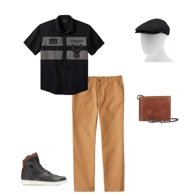 Iron Bond II Short Sleeve Shirt - Colorblock - Harley Black Iron Bond II Short Sleeve Shirt - Colorblock - Harley Black