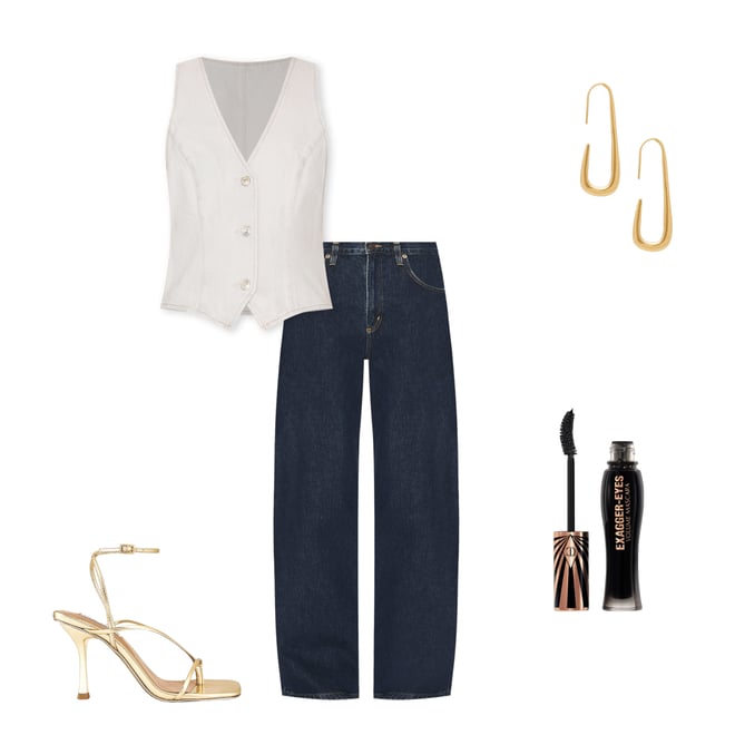 6th bundle featuring 4 items which compliment Low Curve Wide Leg